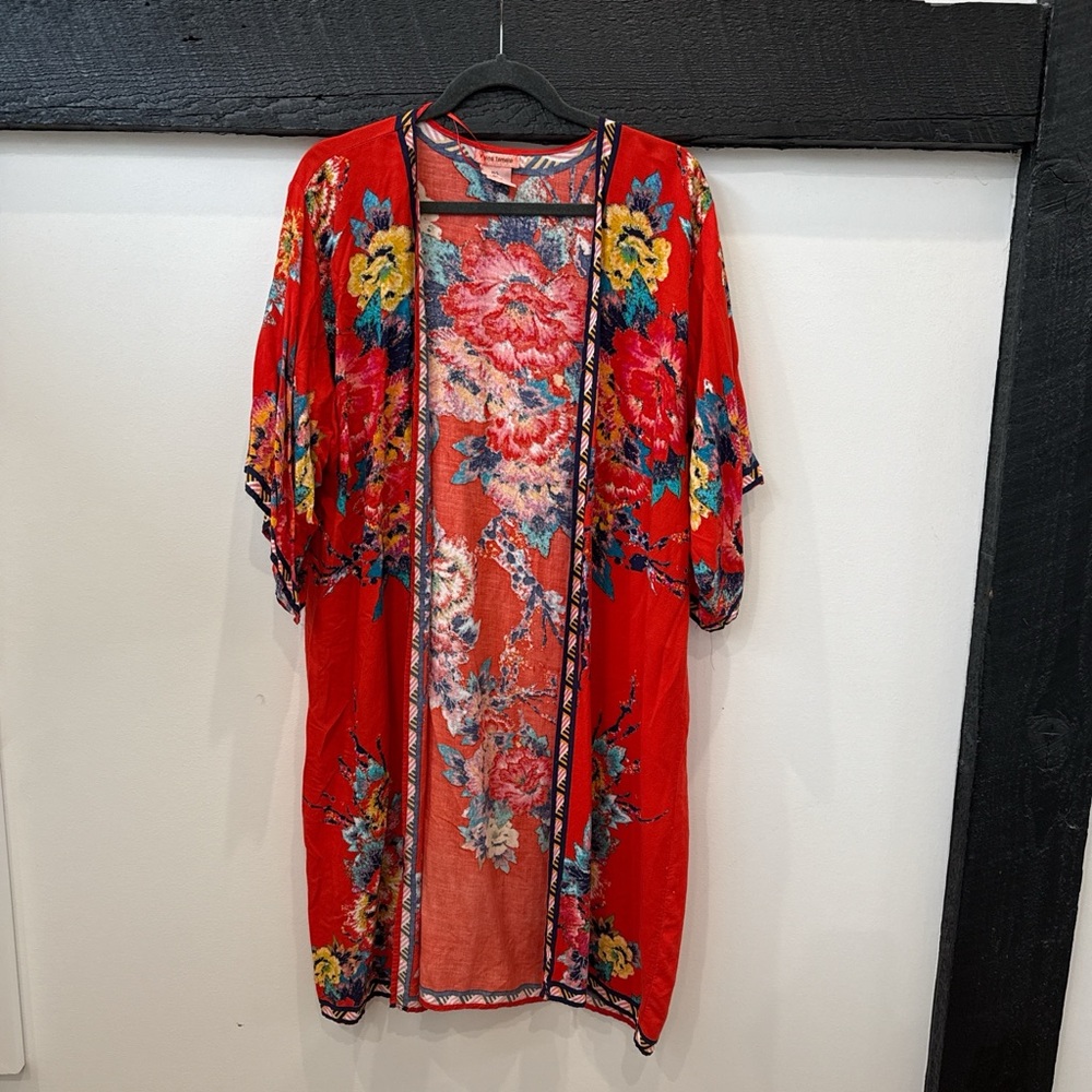 Flying Tomato Floral Kimono Cardigan